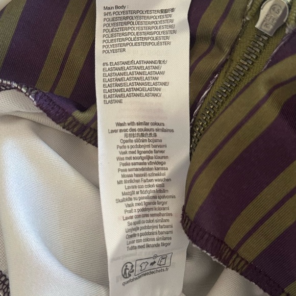 Basic Pleasure Mode Tabby Striped Bootcut Pants in Brown and Green - M - Picture 15 of 15